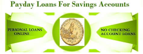 Payday Loans Savings Account